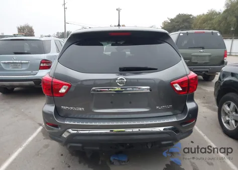 2018 Nissan Pathfinder Platinum from USA, damaged, VIN 5N1DR2MN2JC671237